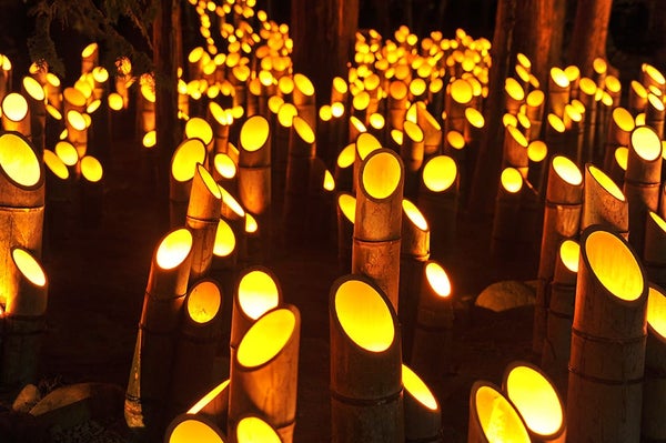 安曇野穂髙神社「神竹灯」参拝と中山道「奈良井宿」を散策バスツアー2